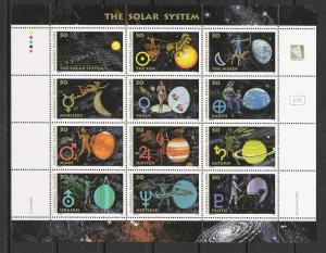 Marshall Islands #582 Solar System Mini Sheet MNH