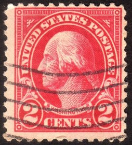 1923, US 2c, George Washington, Used Sc 554