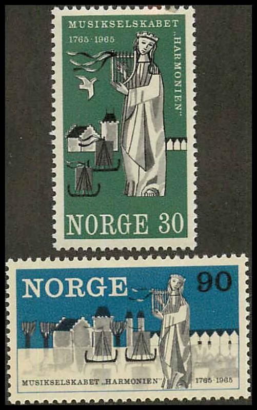 Norway 477-478 Mint VF H (478 thin)