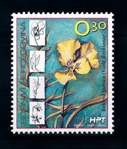 [69968] Bosnia Herzegovina Croatia 2002 Flora Flower Blume  MNH