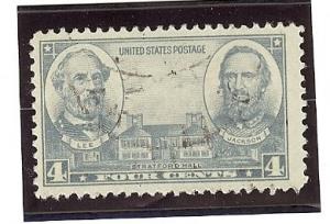 U.S. Used Scott #788 4 Cent Gray