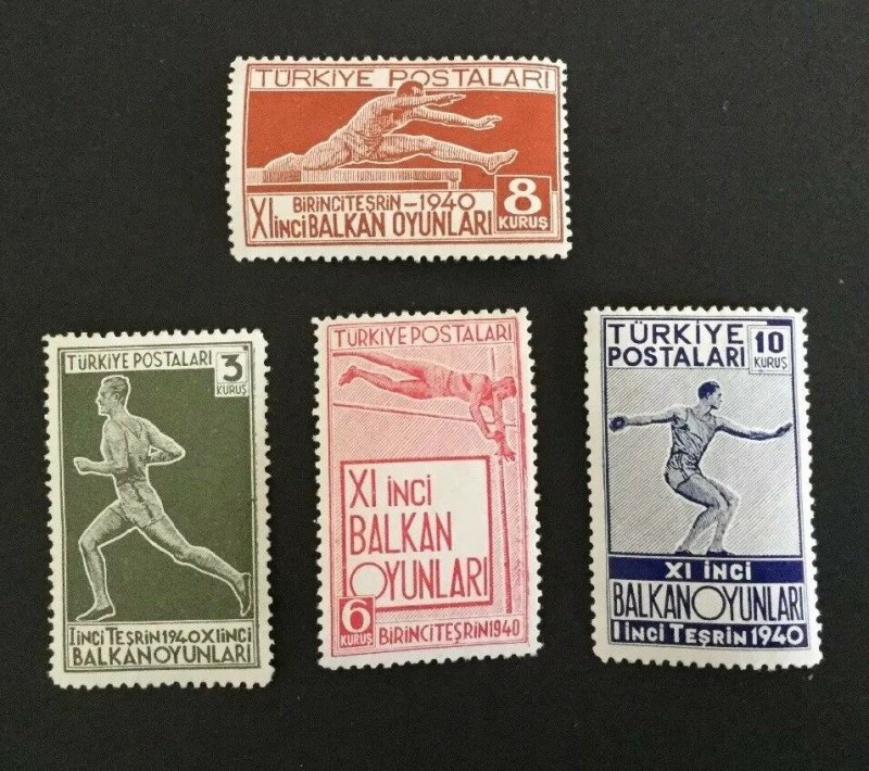 Turkey Sc# 855-858,Complete Set MH (Mint Hinged)