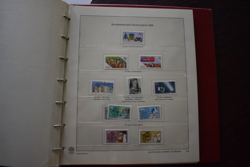 GERMANY  1986 YEAR SET  MNH