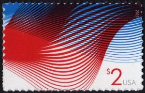 SC#4954 $2.00 Patriotic Waves (2015) SA