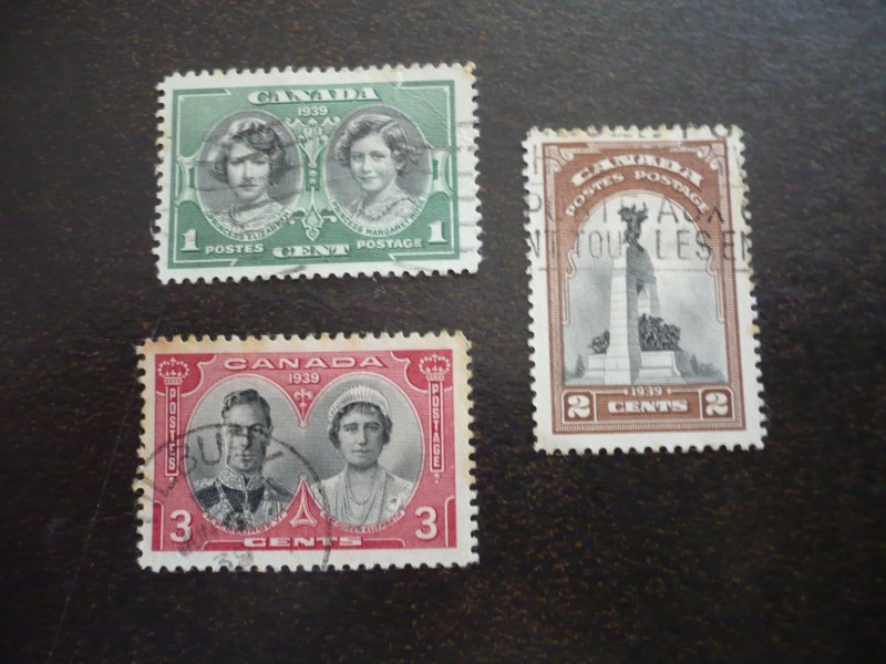 Stamps - Canada - Scott# 246-248 - Used Set of 3 Stamps