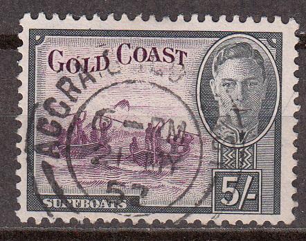 Gold Coast - 1948 KGVI 5sh Sc# 140  (7755)