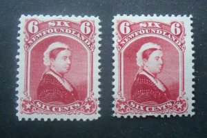 newfoundland stamps  SC#36  Mint O/G, H/R