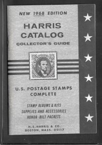 1968 H E Harris US Postage Stamp Catalog Used (my609)