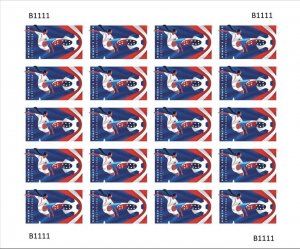US Womens Soccer NDC Sheet of 20 Stamps. Pre-Order. Ships 23 Feb 2023. MNH.