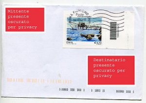 Costa dei Trabucchi with barcode isolated on cover