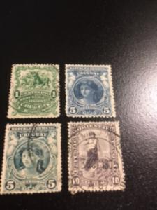 Uruguay sc 153-156 u comp set