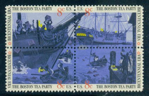 1480-1483 8c Boston Tea Party Fine MNH OA0815