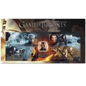 GB 4043 MS4043 Game of Thrones Character miniature sheet (carrier card) MNH 2018