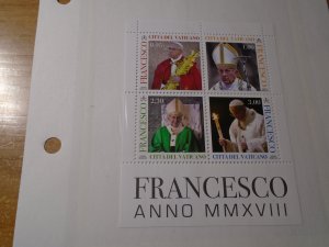 Vatican City  Year  2018  Pope Francis  MNH