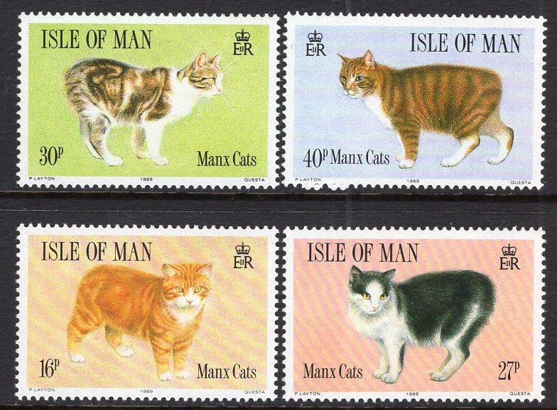 Isle of Man 380-383 Cats MNH VF