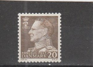 Denmark  Scott#  383a  MH  (1962  King Frederik IX)