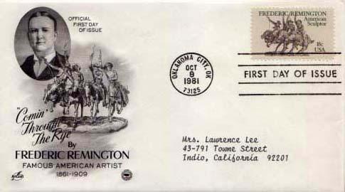 United States, First Day Cover, Art