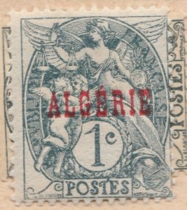 FRENCH COLONY ALGERIA 1924-25 1c MH* Stamp A29P25F33127-