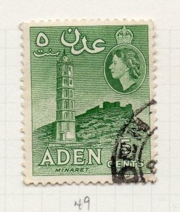 Aden 1953 QEII Early Issue Fine Used 5c. NW-206604