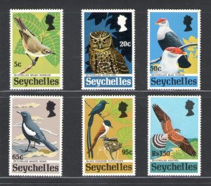 1972 SEYCHELLES, Stanley Gibbons #308-13 - 6 Value Series - Uccelli - MNH**