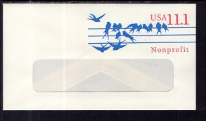 US U620 Birds Window Front Postal Stationary Unused