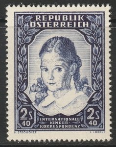 Austria 1952 Sc 583 MLH*