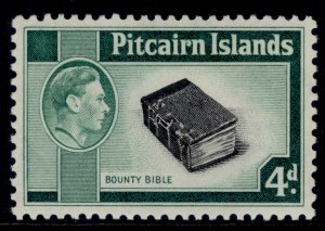 PITCAIRN ISLANDS GVI SG5b, 4d black & emerald-green, LH MINT. Cat £23.