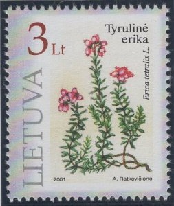 Lithuania 2001 Sc 694 3 l Cross-leaved heath