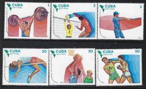 Cuba 2598-2603 MNH SPORTS Z1455