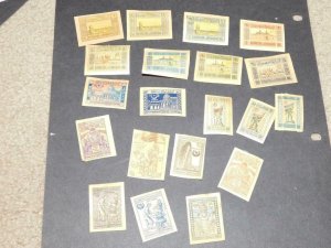 AZERBAIDJAN, IMPERFS & OVERPRINTS, USED & UNUSED, HINGED, LOT# A2