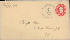 United States, New Hampshire, United States Postal Stationary