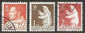 Greenland  61-63, used.  1963.  (G303)