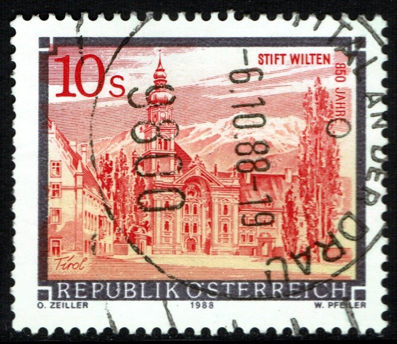 Austria #1365  Used - Monasteries and Abbeys Series (1988)