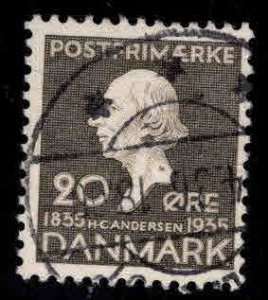 DENMARK  Scott 250 Used Hans Christian Anderson stamp