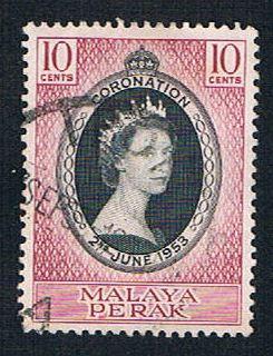 Malaya Perak 126 Used Coronation Issue (BP2226)