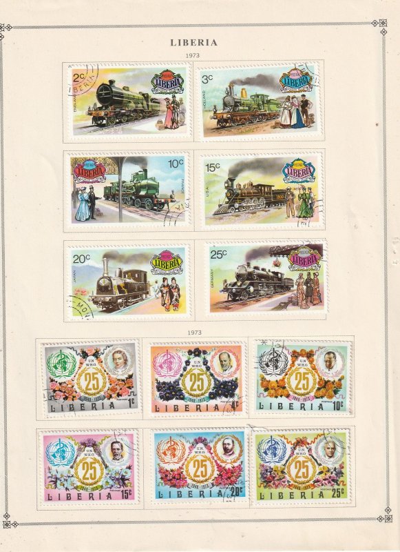 Liberia Collection A - 21 Scans - All the stamps are in the scans.