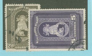 Haiti #347-348 Used Single