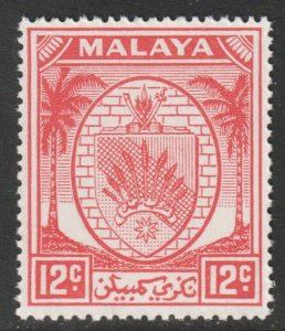 Malaya Negri Sembilan Scott 47 - SG51, 1949 George VI 12c MH*