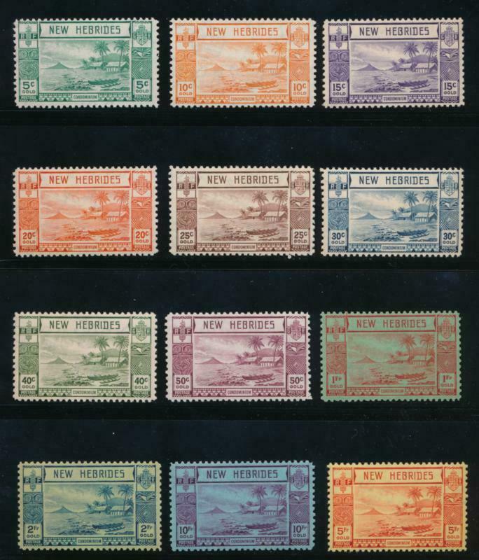 NEW HEBRIDES (BR) 50-61 MINT NH