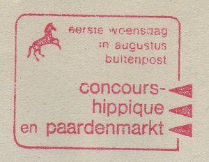 Meter cut Netherlands 1984 Horse contest - Horse market - Concours Hippique