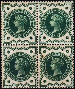 Great Britain. 1887 1/2d(Block of 4) S.G.213 Unmounted Mint