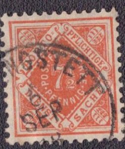 Wurttemberg - O16 1906 Used