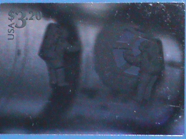 ​UNITED STATES-SC#3411 ESCAPING THE GRAVITY OF EARTH- HOLOGRAM MNH S/S VF-RARE