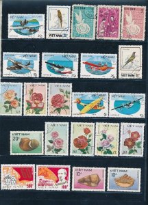 D393354 Vietnam Nice selection of VFU Used stamps