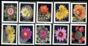 USA 5350-5359 Mint (NH) Cactus Flowers Complete Set