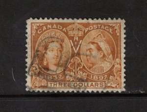 Canada #63 Very Fine+ Used With Ideal Light R Cancel **With Certificate**