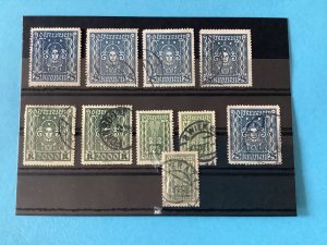 Austria 1922 Used  Stamps  R46287