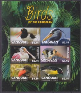 2015 St Vincent Grenadines Canouan 481-486KL Birds 17,00 €