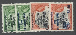 Guyana  MNH sc   625-628