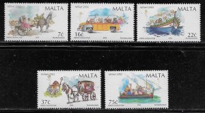 Malta Scott #'s 1097 - 1101 MNH